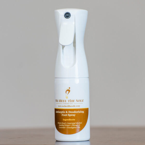 We Heel The Sole Mobile Podiatry Elder Care Products; Antiseptic and Deodorizing Foot Spray
